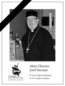 Entschlafung Erzpriester Josef Harman